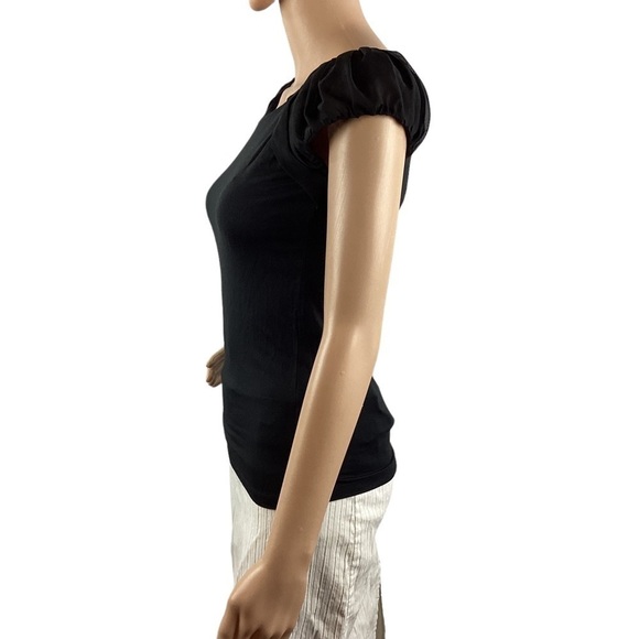 Anne Klein Top Size PP Black Rayon Blend - Picture 4 of 7